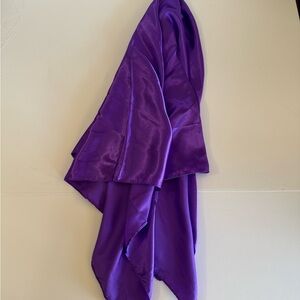 Rodeo Drive Vibrant Purple Satin Scarf